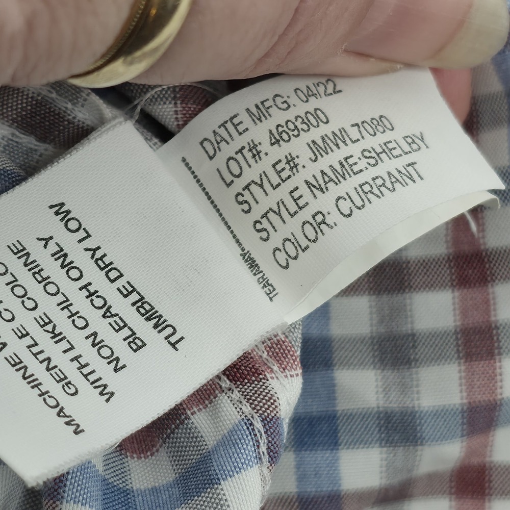 Johnnie-O Prep-Formance Shirts Mens XL Lot of 2 Plaid Button Down Stretch - Picture 6 of 16